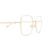 Gucci GG0883OA Korrektionsbrillen 001 gold - Produkt-Miniaturansicht 3/4