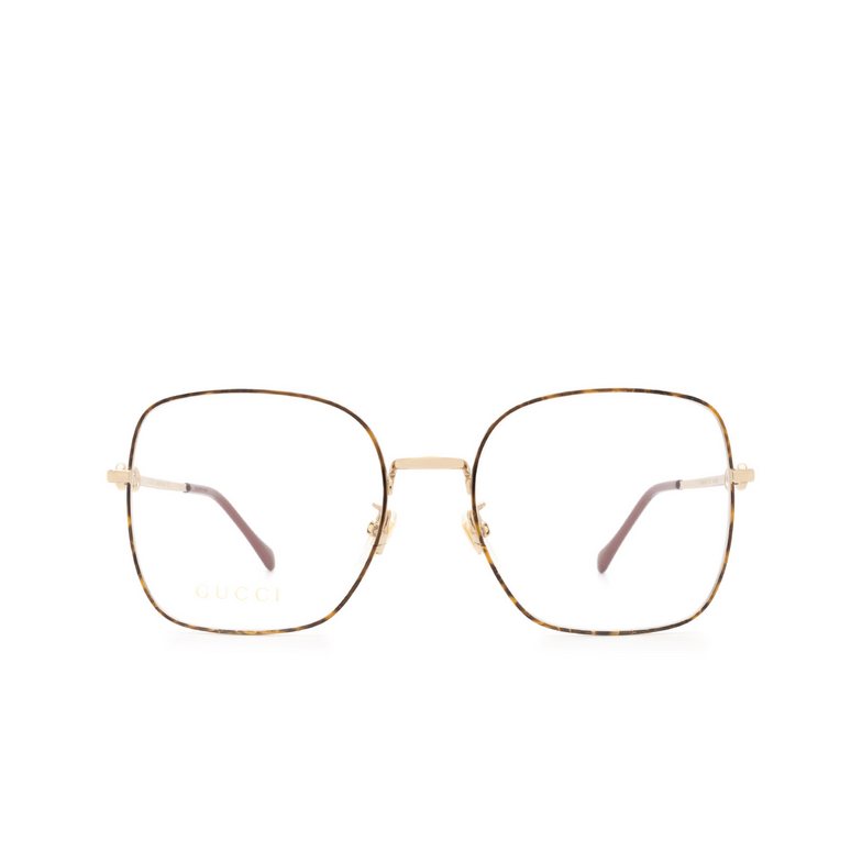Gucci GG0883OA Eyeglasses 002 havana & gold - 1/5