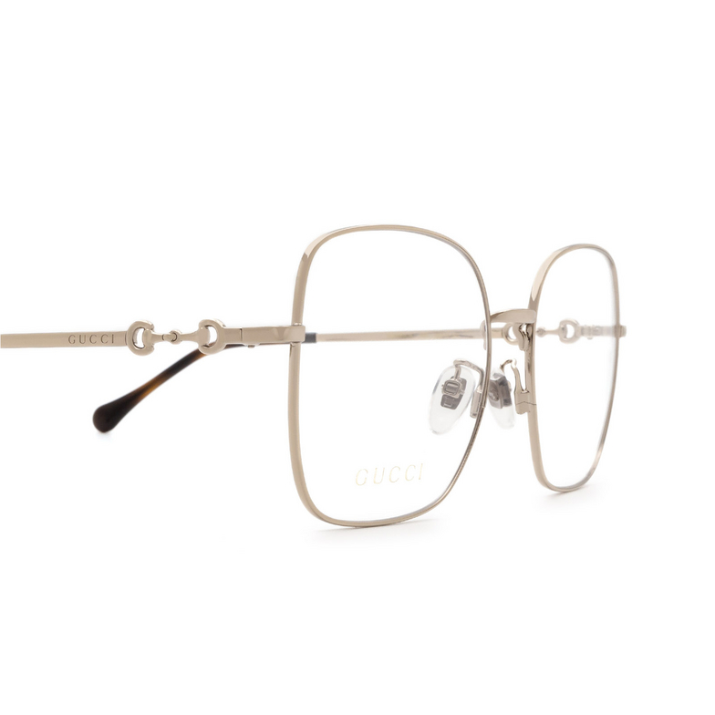 Gucci GG0883OA Eyeglasses 003 gold - 3/4