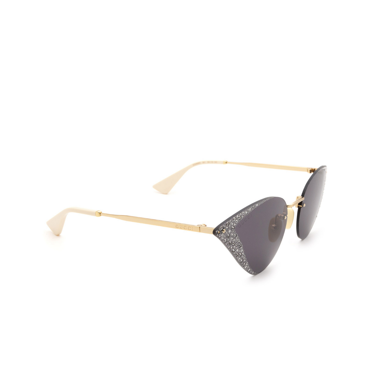 Gucci GG0898S Sunglasses 001 Gold - three-quarters view