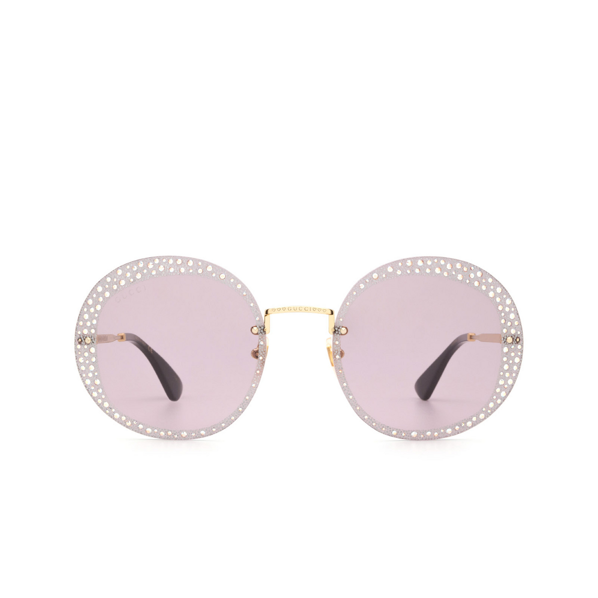 Gucci® Sunglasses: GG0899S color Gold 001 - front view.