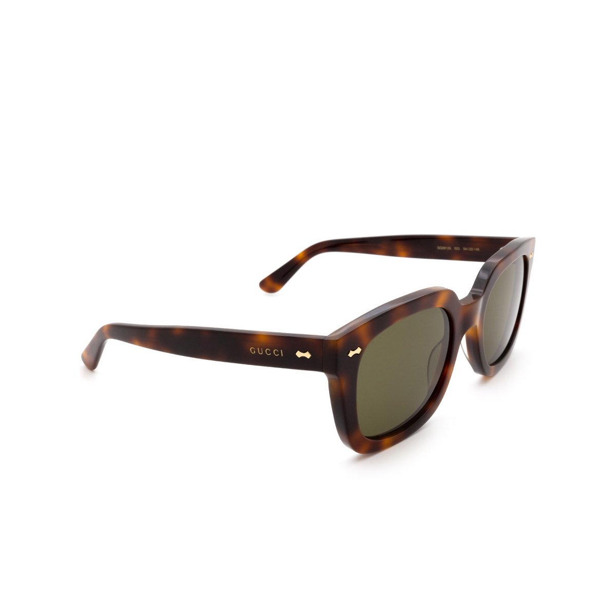 Gucci GG0912S Sunglasses 003 Havana - three-quarters view