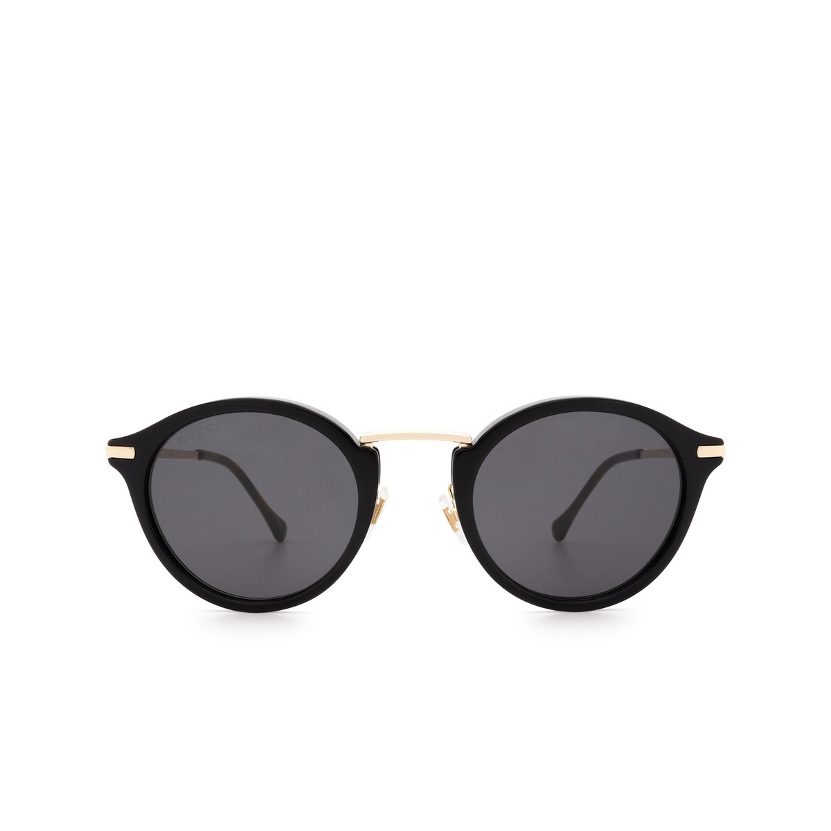 Gucci® Round Sunglasses: GG0917S color Black 001 - 1/3.