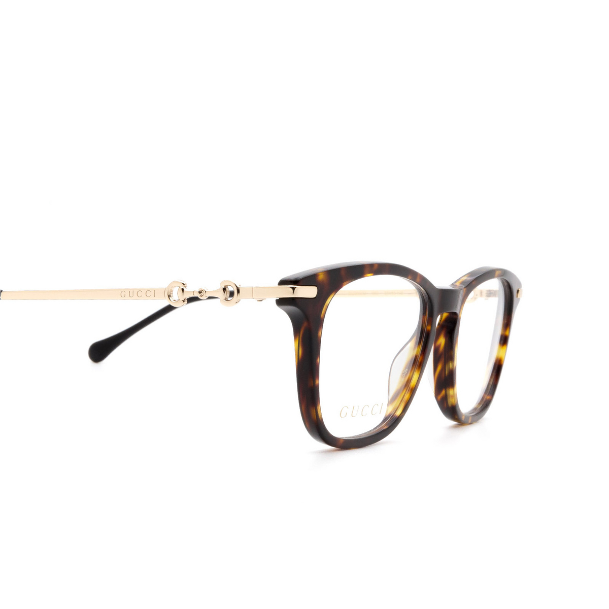 Gucci® Rectangle Eyeglasses: GG0919O color Dark Havana 002 - 3/3.