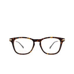 Gucci® Rectangle Eyeglasses: GG0919O color Dark Havana 002.
