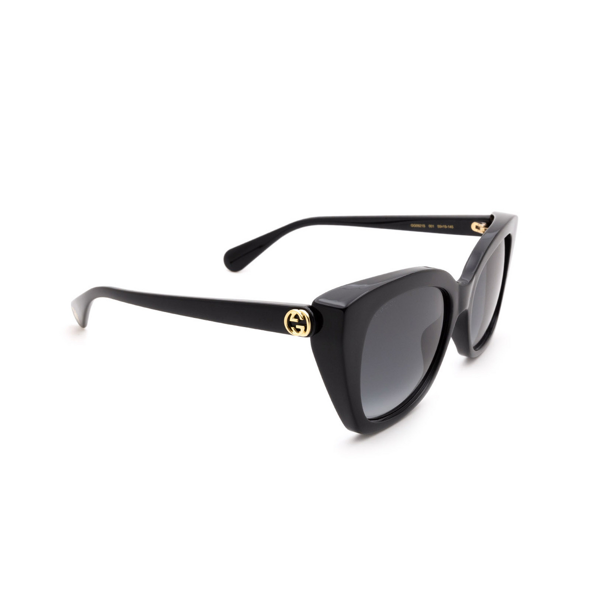 Gucci GG0921S Sunglasses 001 Black - three-quarters view
