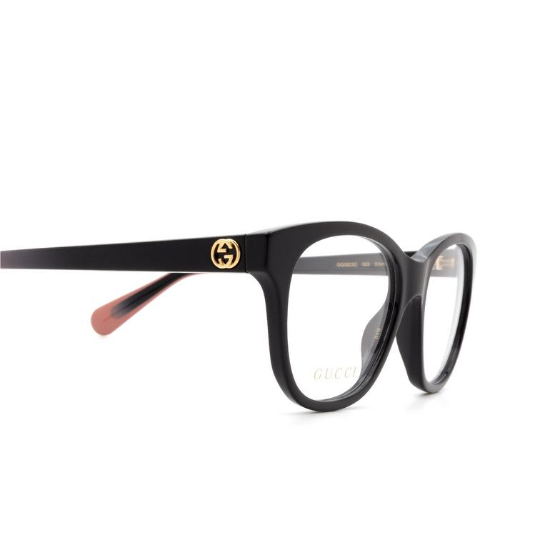 Gucci GG0923O Eyeglasses 003 black - 3/4