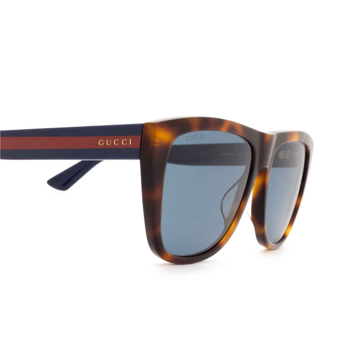 Gucci® Rectangle Sunglasses: GG0926S color Havana 002 - 3/3.
