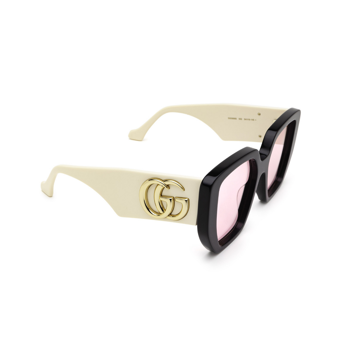 Gucci GG0956S Sunglasses 002 Black - three-quarters view
