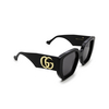 Lunettes de soleil Gucci GG0956S 003 black - Vignette du produit 2/4