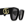 Lunettes de soleil Gucci GG0956S 003 black - Vignette du produit 3/4