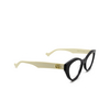 Gucci GG0959O Korrektionsbrillen 002 black & ivory - Produkt-Miniaturansicht 2/4