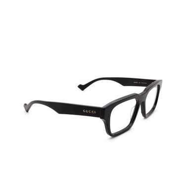 Gucci GG0963O Korrektionsbrillen 001 black - Dreiviertelansicht