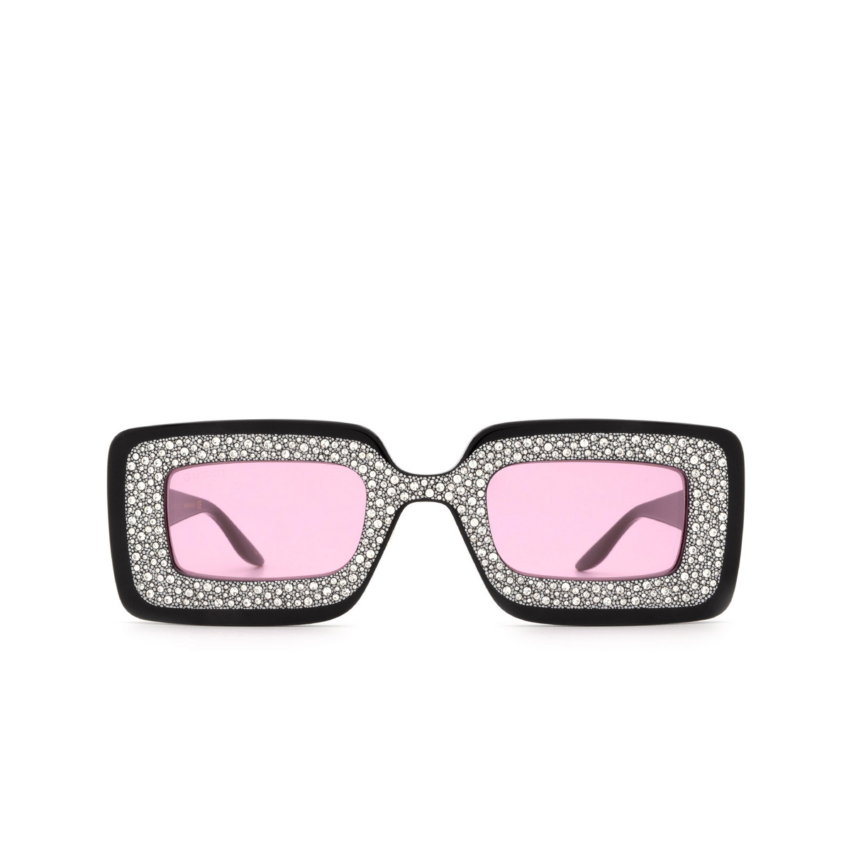 Gucci® Sunglasses: GG0974S color Black 001 - front view.