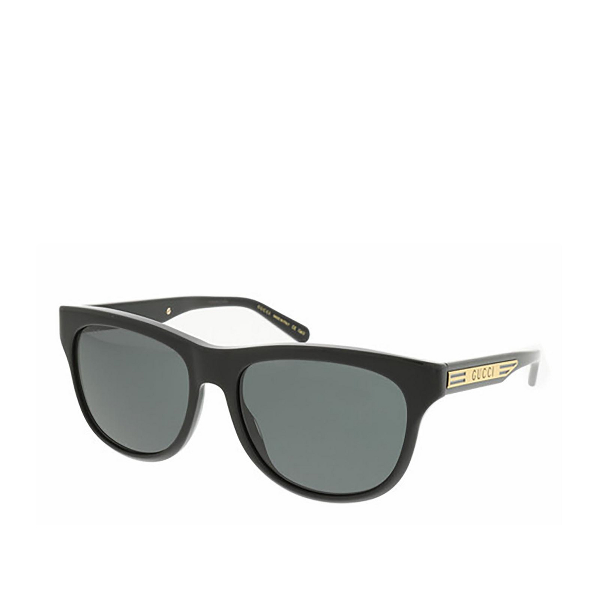 Gucci GG0980S Sunglasses 001 Black - three-quarters view