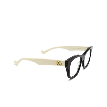 Gucci GG0999O Korrektionsbrillen 002 black - Dreiviertelansicht