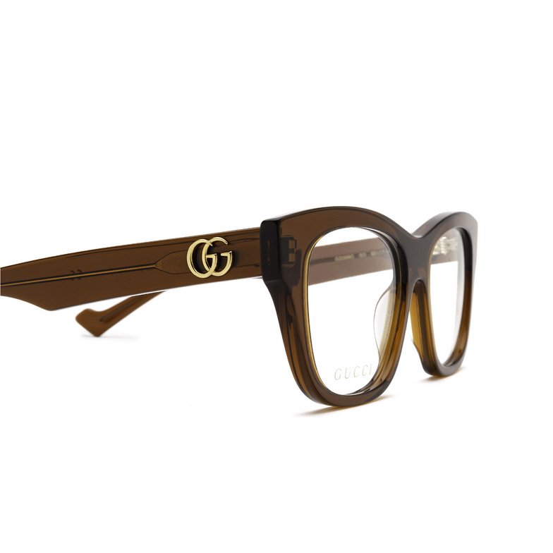 Gucci GG0999O Eyeglasses 003 brown - 3/4