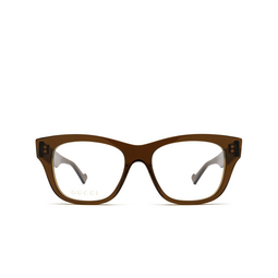 Gucci® Cat-eye Eyeglasses: GG0999O color Brown 003.