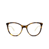 Gucci® Cat-eye Eyeglasses: GG1007O color Havana 004 - product thumbnail 1/3.