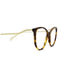 Gucci® Cat-eye Eyeglasses: GG1007O color Havana 004 - product thumbnail 3/3.