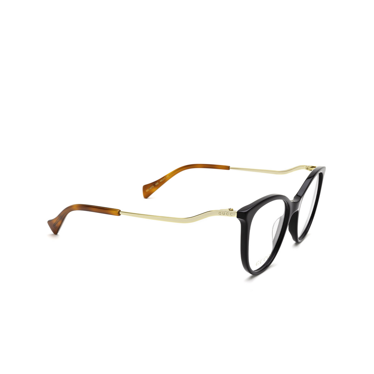 Occhiali da vista Gucci GG1007O 005 Black - anteprima prodotto 2/4