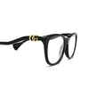 Gucci GG1012O Korrektionsbrillen 001 black - Produkt-Miniaturansicht 3/4