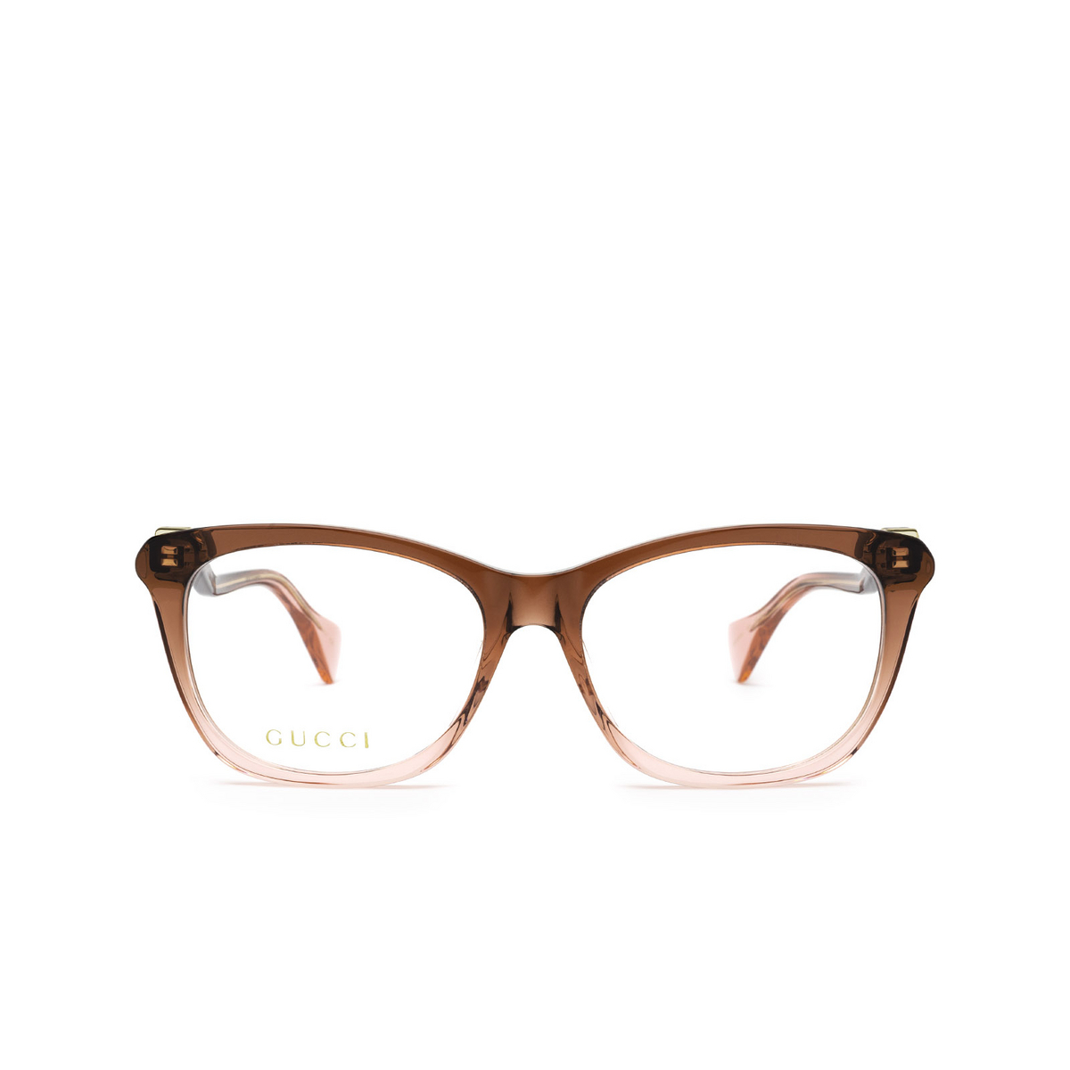 Gucci GG1012O Eyeglasses 003 Burgundy & Pink - front view