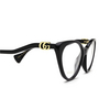 Gucci GG1013O Korrektionsbrillen 001 black - Produkt-Miniaturansicht 3/5
