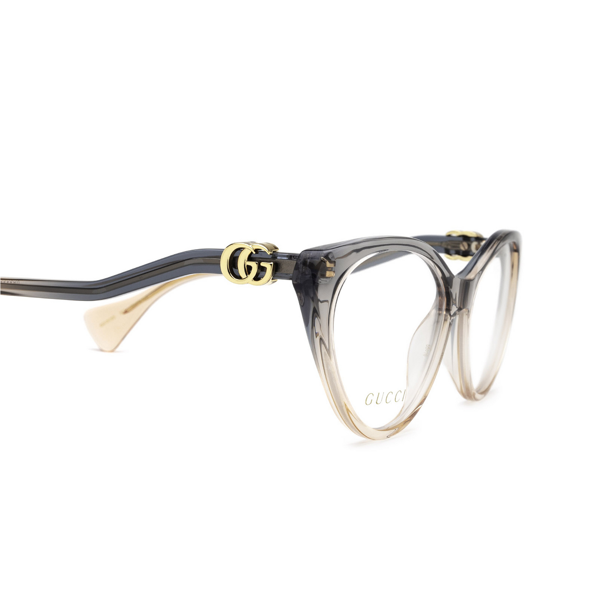 Gucci GG1013O Eyeglasses 002 Blue & Pink - product thumbnail 3/4