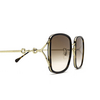 Gucci GG1016SK Sonnenbrillen 003 havana - Produkt-Miniaturansicht 3/5