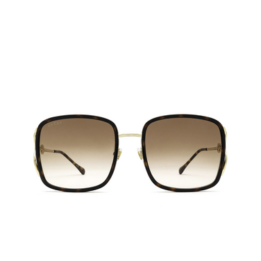 Gucci GG1016SK Sonnenbrillen 003 havana - Vorderansicht