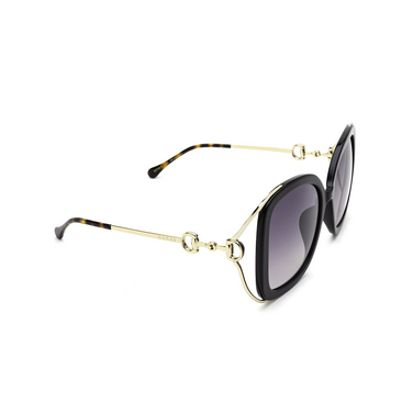 Gucci GG1021S Sonnenbrillen 002 black - Dreiviertelansicht