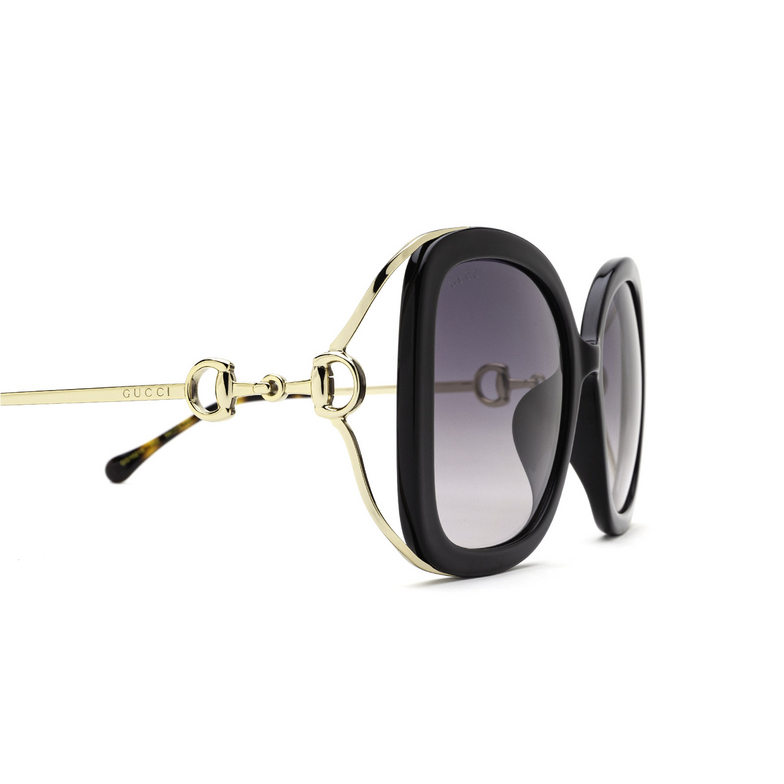 Gucci GG1021S Sunglasses 002 black - 3/5