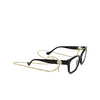 Gucci® Square Eyeglasses: GG1025O color Black 003 - product thumbnail 2/4.