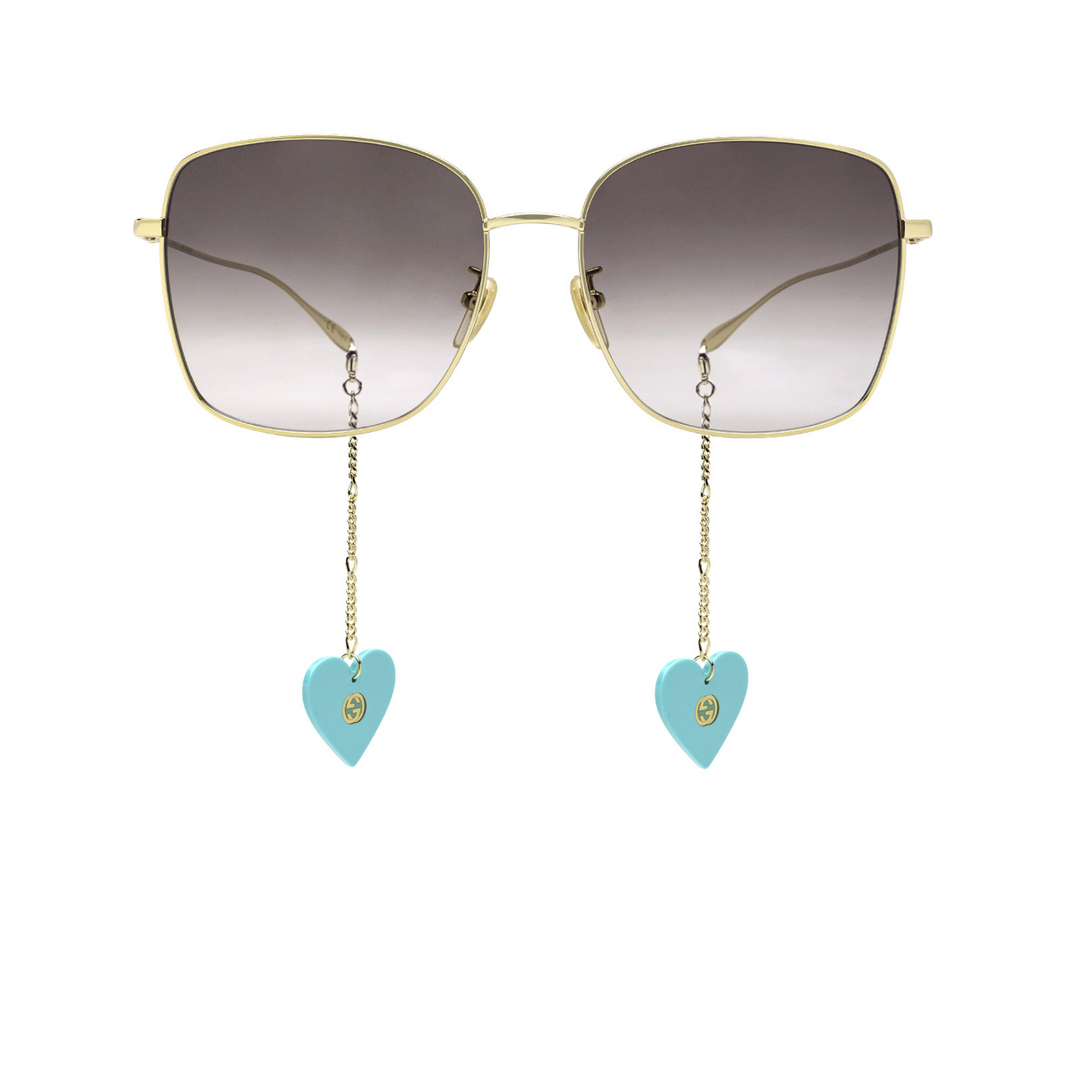 Gucci GG1030SK Sunglasses 003 Gold - front view