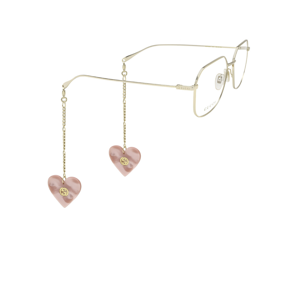 Occhiali da vista Gucci GG1032O 001 Gold - anteprima prodotto 2/6