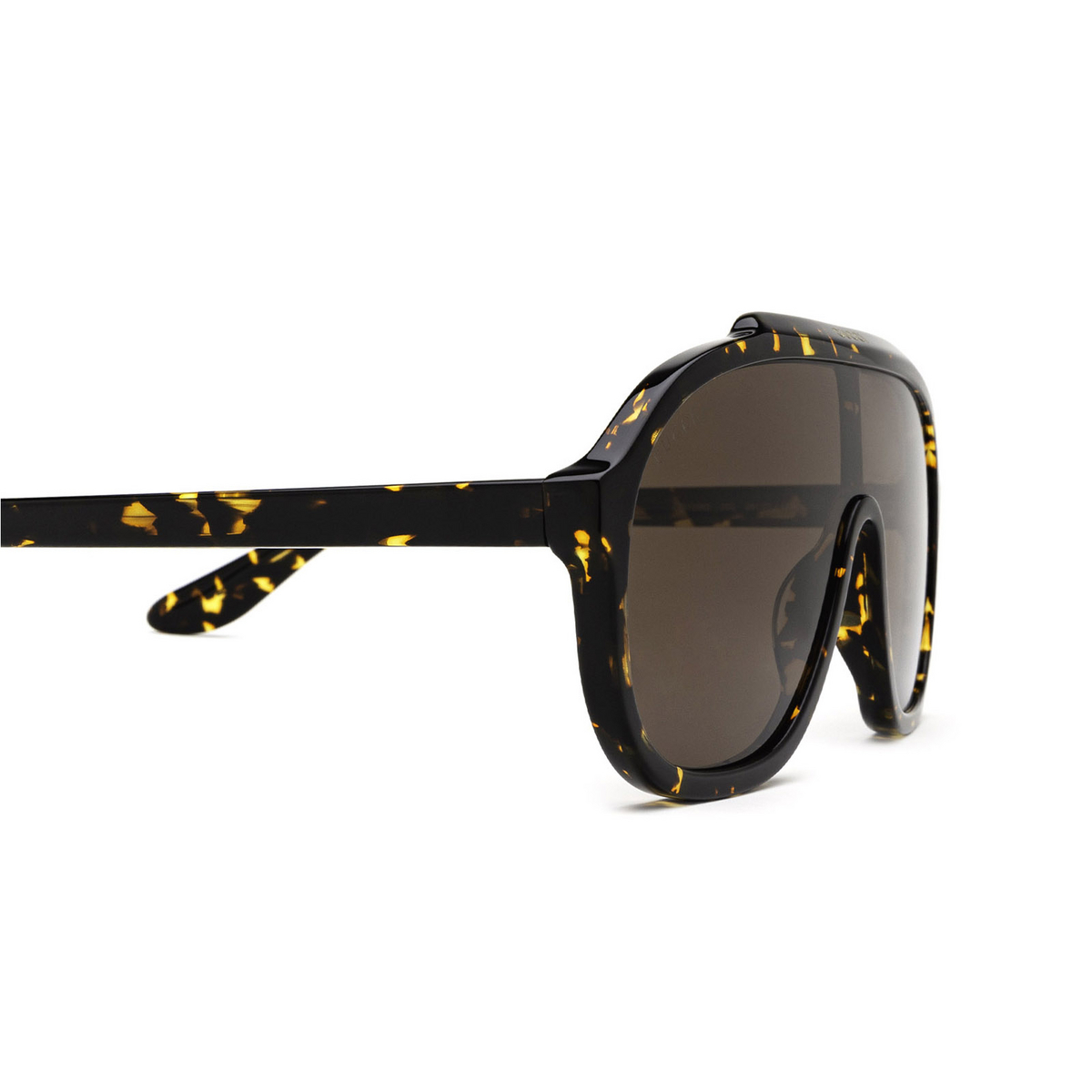 Gucci® Mask Sunglasses: GG1038S color Havana 002 - product thumbnail 3/3.