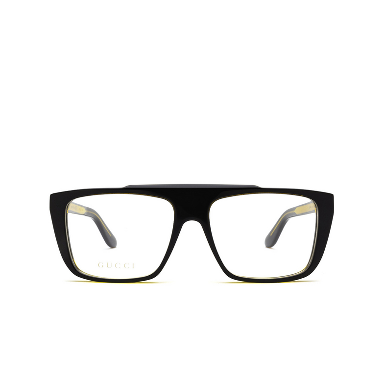 Gucci GG1040O Eyeglasses 001 black & amber - 1/5