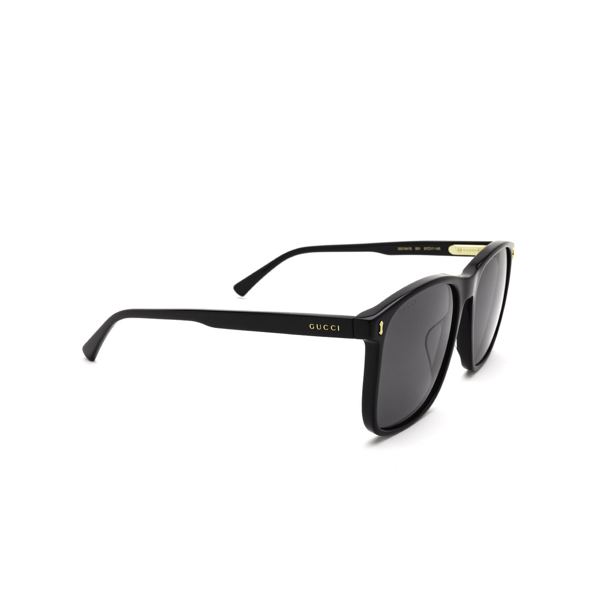 Gucci GG1041S Sunglasses 001 Black - three-quarters view