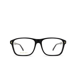 Gucci® Rectangle Eyeglasses: GG1045O color Black 004.