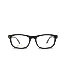 Gucci® Rectangle Eyeglasses: GG1046O color Black 001.