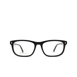 Gucci® Rectangle Eyeglasses: GG1046O color Black 004.