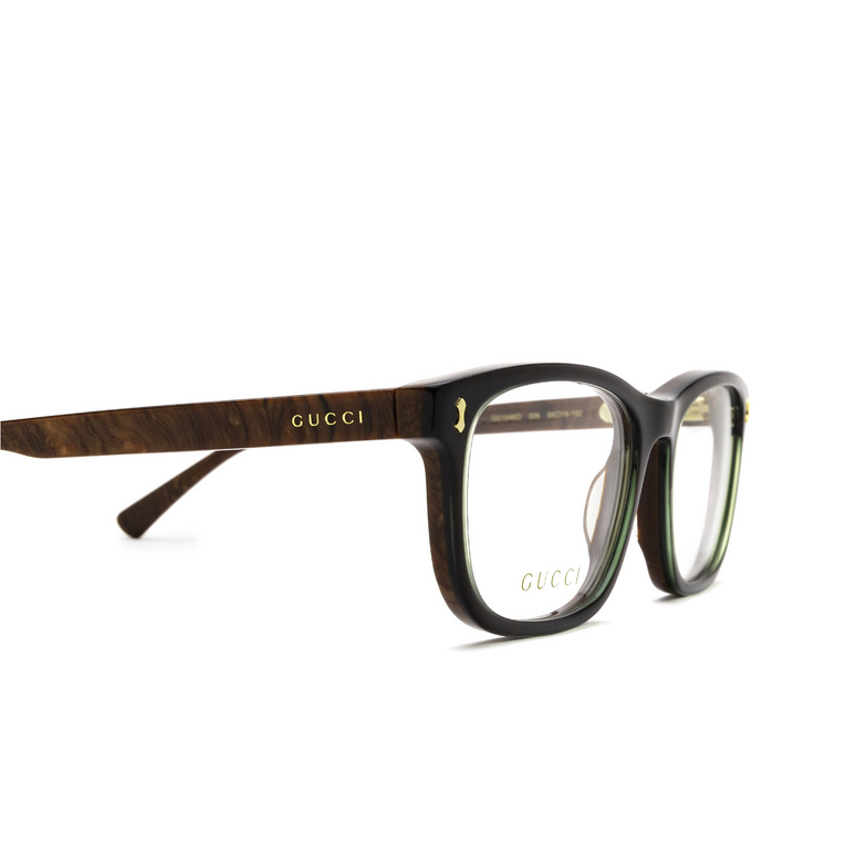 Gucci GG1046O Eyeglasses 006 brown - 3/4