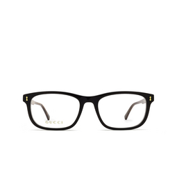 Gucci® Rectangle Eyeglasses: GG1046O color Brown 006.