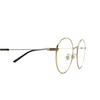 Gucci® Round Eyeglasses: GG1054OK color Gold 001 - product thumbnail 3/3.