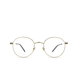 Gucci® Round Eyeglasses: GG1054OK color Gold 001.