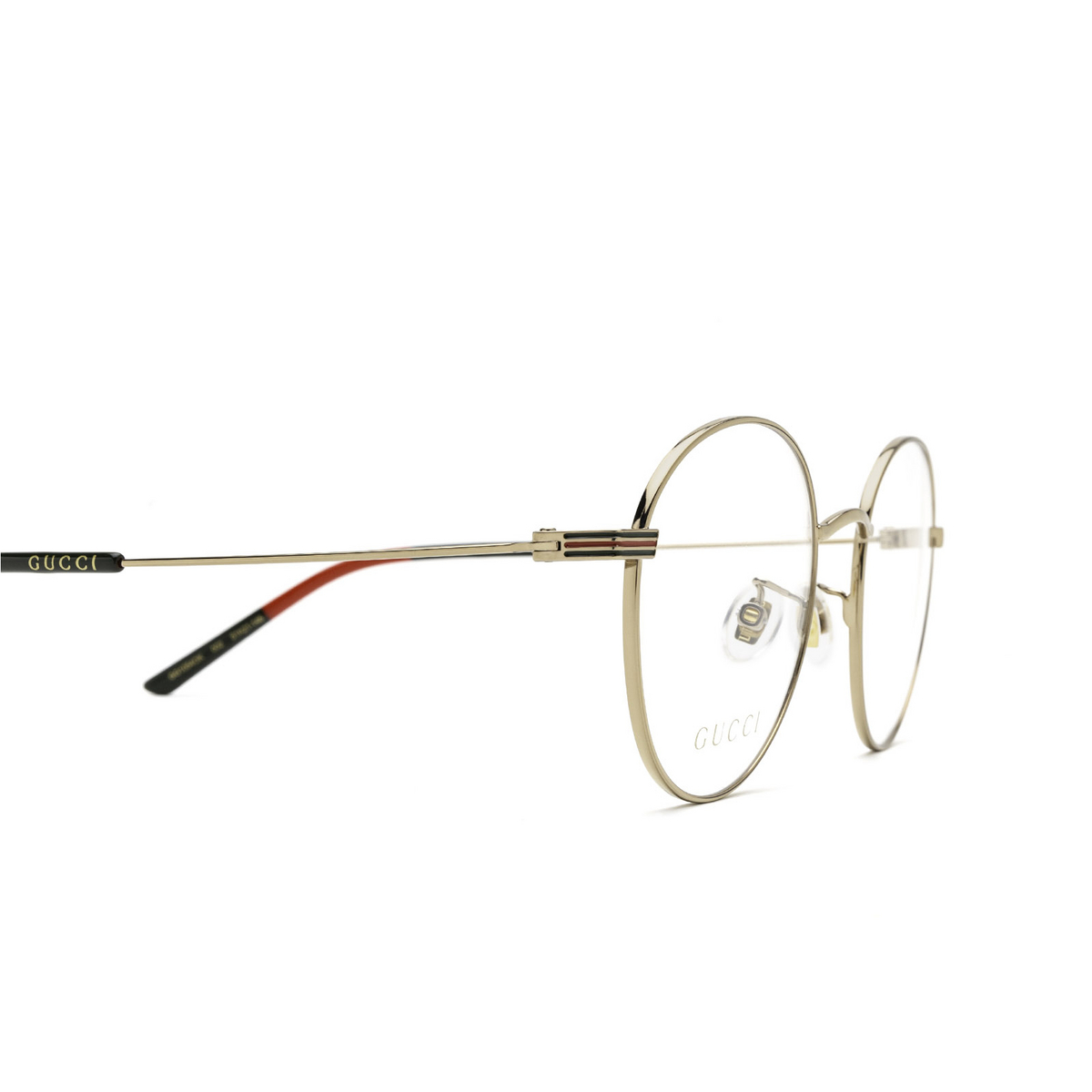 Gucci® Round Eyeglasses: GG1054OK color Gold 002 - product thumbnail 3/3.