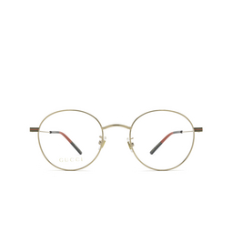 Gucci® Round Eyeglasses: GG1054OK color Gold 002.