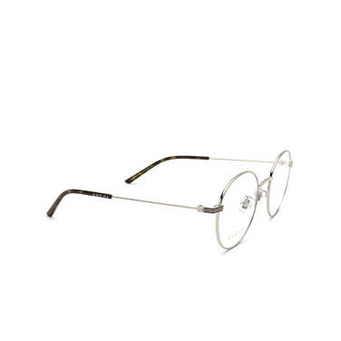 Occhiali da vista Gucci GG1054OK 003 silver - tre quarti