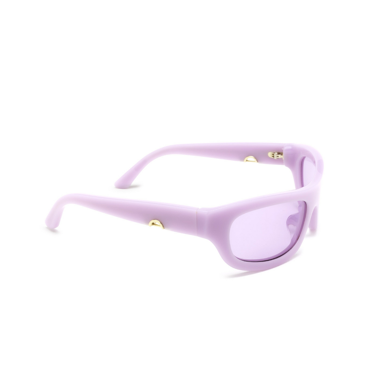 Huma® Rectangle Sunglasses: Ali color Violet 10 - three-quarters view.
